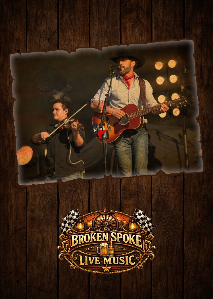 Broken Spoke Saloon event poster