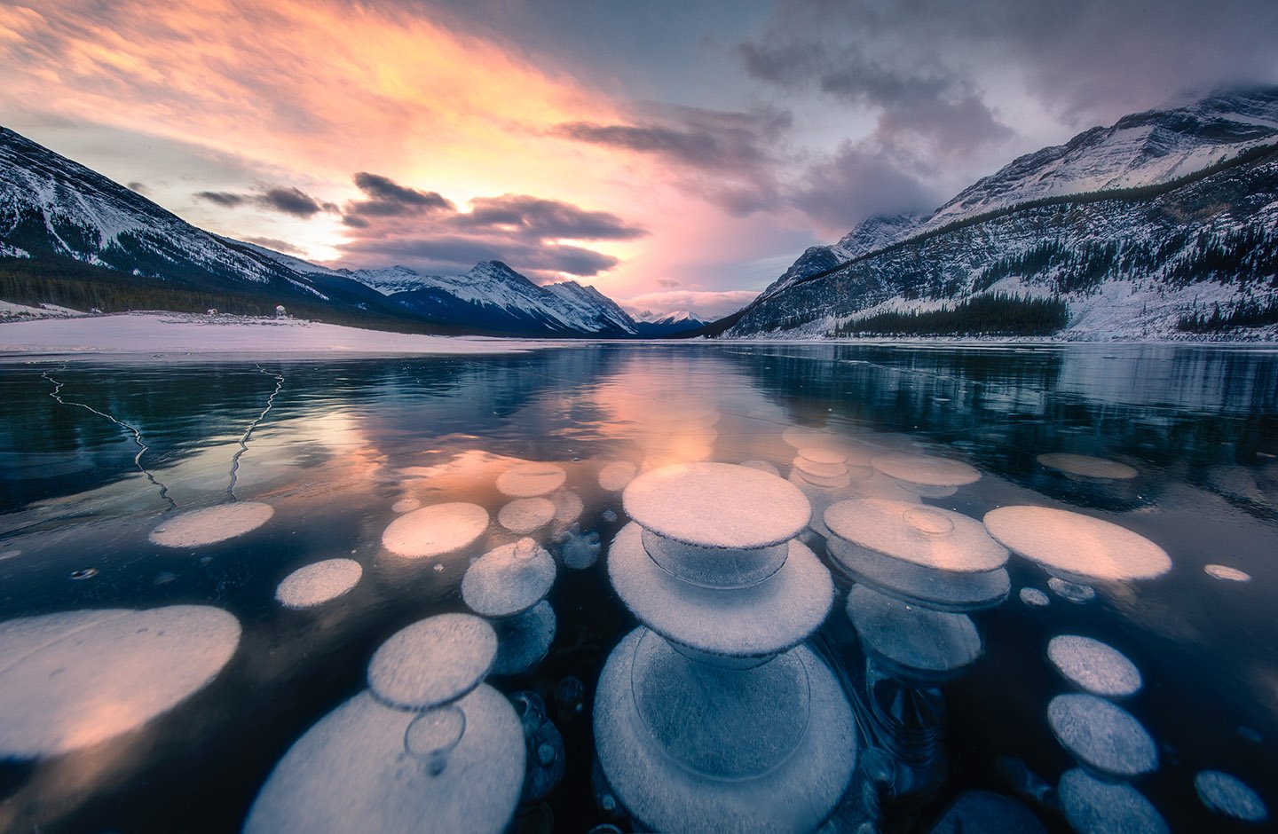 Abraham Lake near Rocky Mountain House