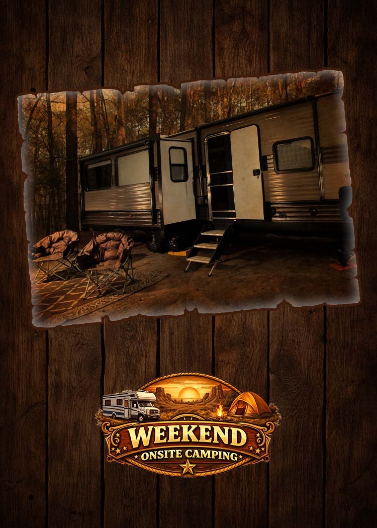 Weekend camping at Battle of the Rockies